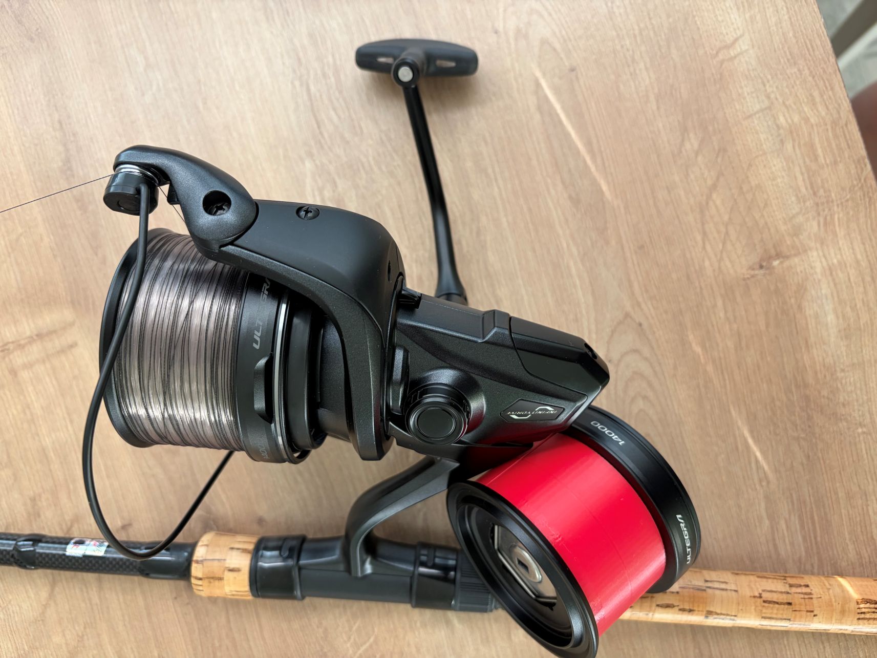 Redukce kapacity cívky Shimano Utegra XTE 14000